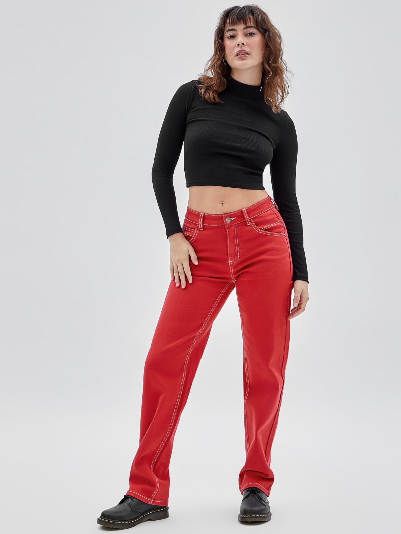 Guess GUESS Originals Overdyed Carpenter Jeans - Chili Red Guess GUESS Originals Overdyed Carpenter Jeans - Chili Red