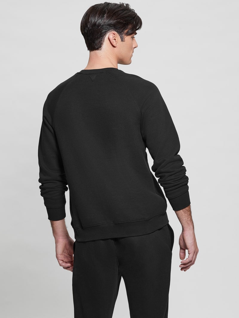 Guess Eco Aldwin Logo Sweatshirt - Black Guess Eco Aldwin Logo Sweatshirt - Black