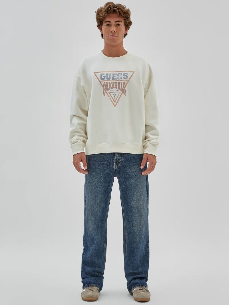 Guess GUESS Originals Vintage Dev Sweatshirt - Sandy Shore Guess GUESS Originals Vintage Dev Sweatshirt - Sandy Shore