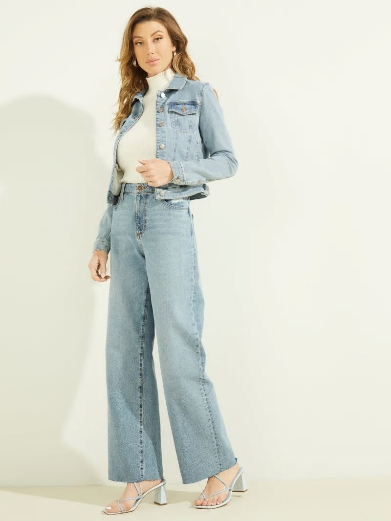Guess Eco Sexy Trucker Jacket - Aria Wash Guess Eco Sexy Trucker Jacket - Aria Wash