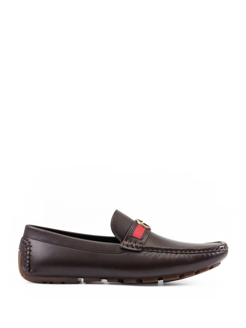 Guess Aurolo G Logo Driving Loafers - Dark Brown Guess Aurolo G Logo Driving Loafers - Dark Brown