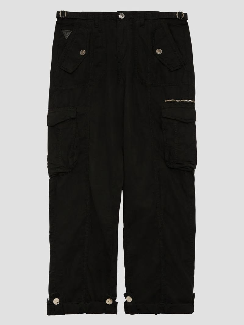 Guess Eco Nessi Cargo Pants - Jet Black Multi Guess Eco Nessi Cargo Pants - Jet Black Multi