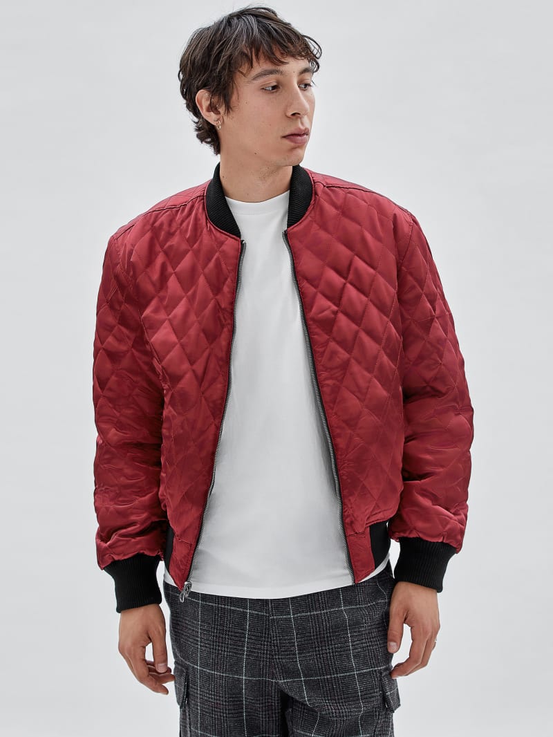 Guess GUESS Originals Reversible Flight Jacket - Black Guess GUESS Originals Reversible Flight Jacket - Black