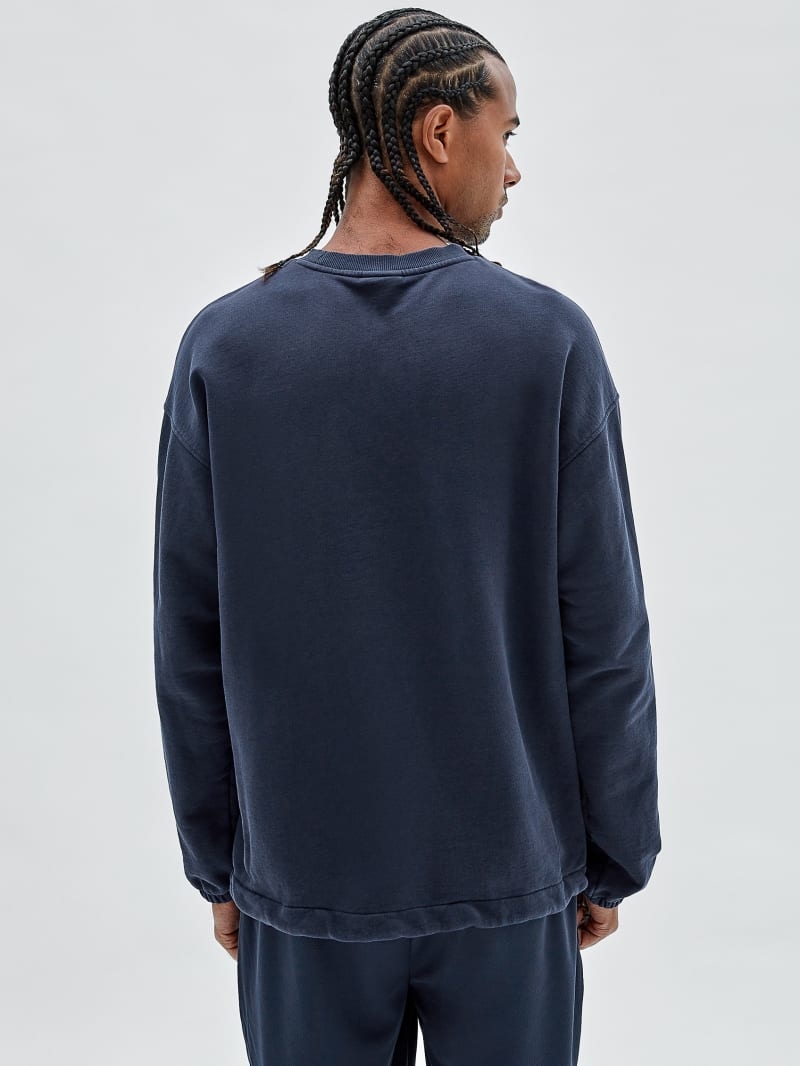 Guess GUESS Originals Drawstring Sweatshirt - Blackened Blue Guess GUESS Originals Drawstring Sweatshirt - Blackened Blue