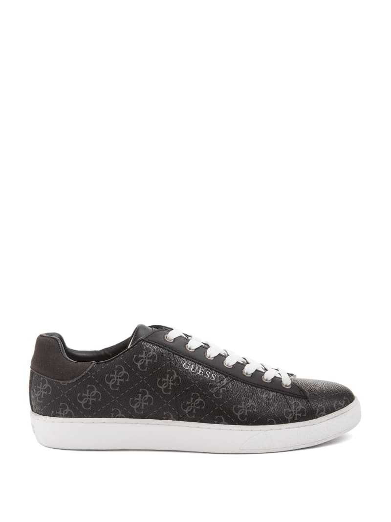 Guess Nola Quattro G Low-Top Sneakers - Black Patent Guess Nola Quattro G Low-Top Sneakers - Black Patent