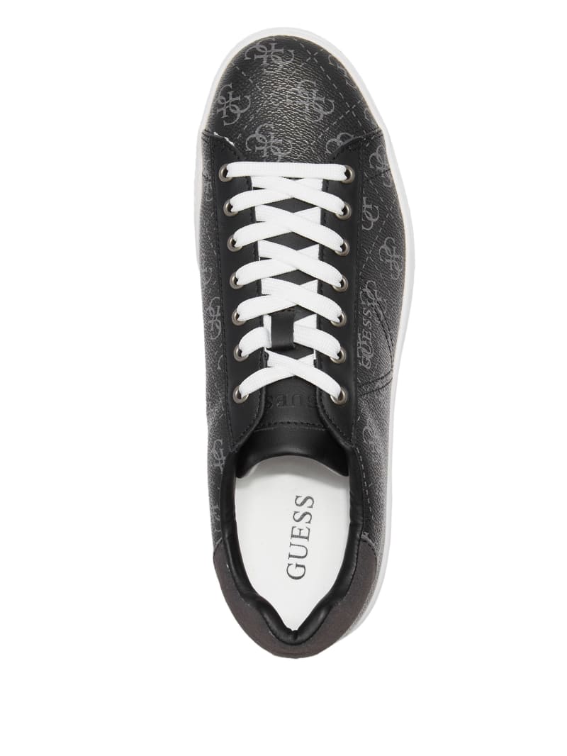 Guess Nola Quattro G Low-Top Sneakers - Black Patent Guess Nola Quattro G Low-Top Sneakers - Black Patent