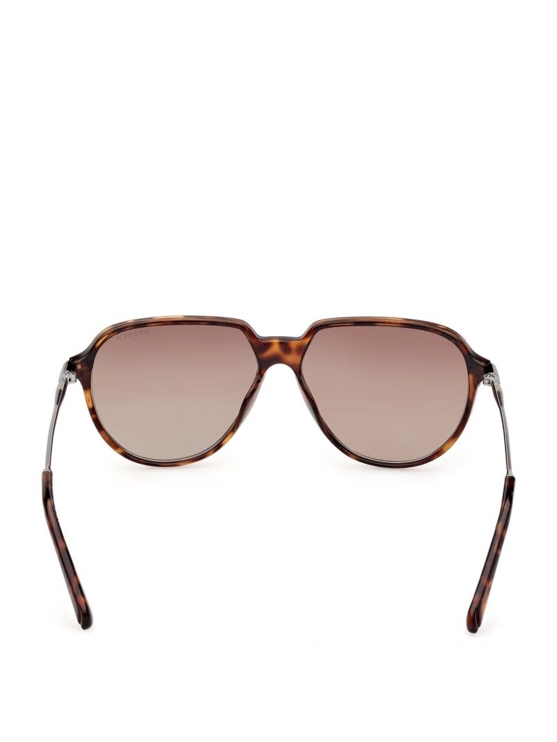Guess Plastic Aviator Sunglasses - Tort W Black Guess Plastic Aviator Sunglasses - Tort W Black