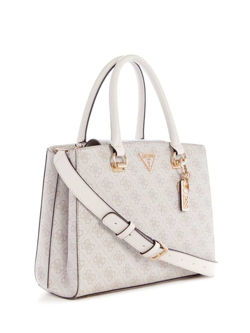 Guess Noelle Quattro G Girlfriend Satchel - Dove Logo Guess Noelle Quattro G Girlfriend Satchel - Dove Logo