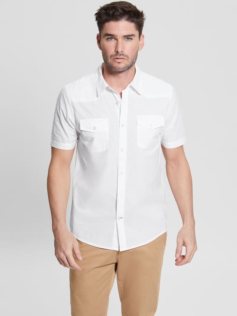 Guess Nottingham Shirt - Blanc Pur Guess Nottingham Shirt - Blanc Pur