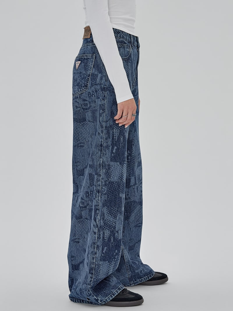 Guess GUESS Originals Laser Flare Jeans - Originals Dark Wash Guess GUESS Originals Laser Flare Jeans - Originals Dark Wash