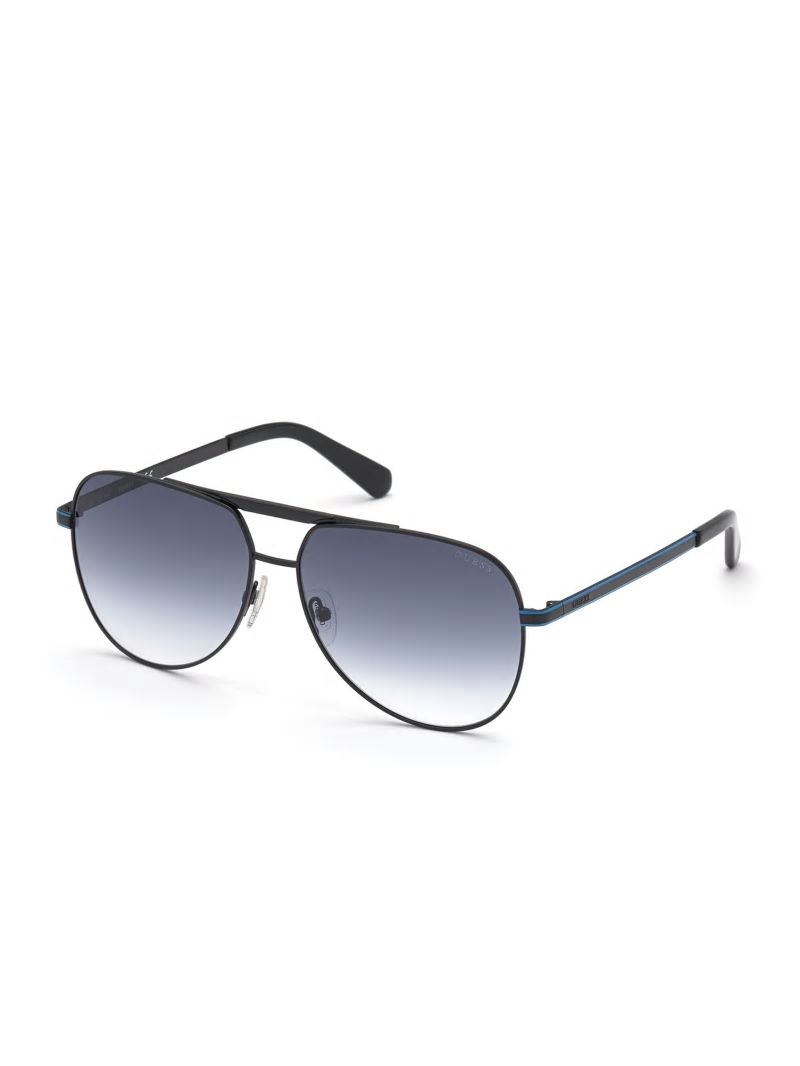 Guess Manny Aviator Sunglasses - Black Guess Manny Aviator Sunglasses - Black