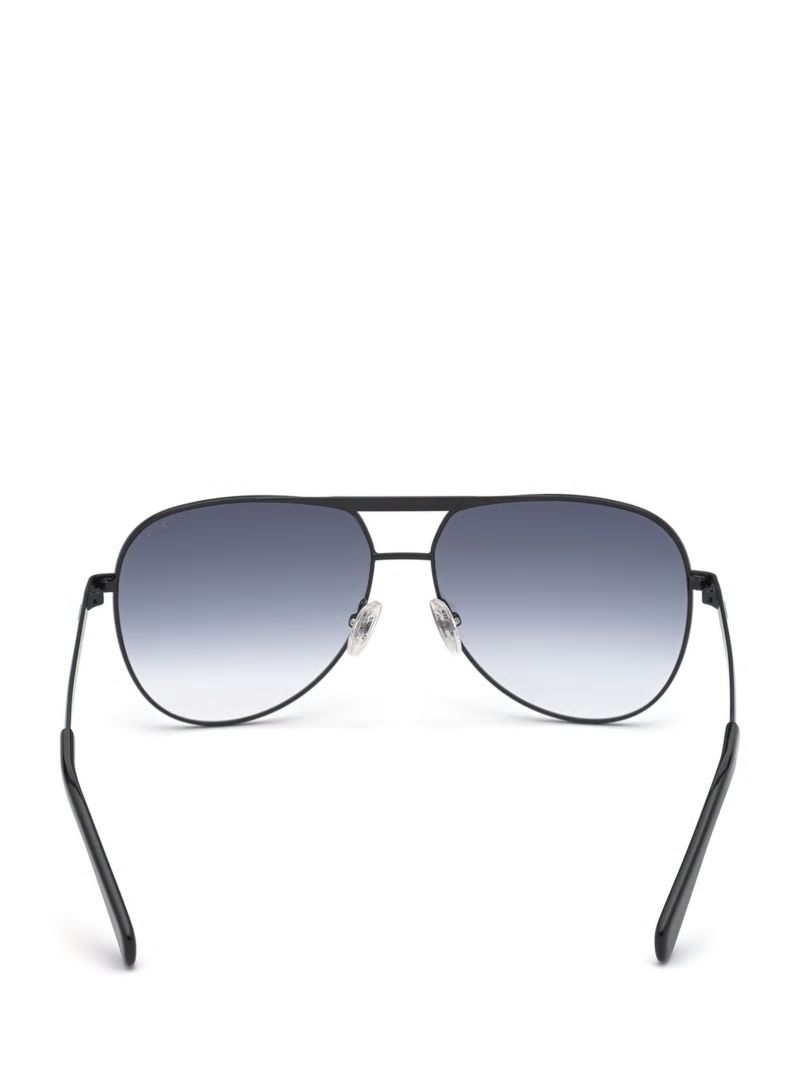 Guess Manny Aviator Sunglasses - Black Guess Manny Aviator Sunglasses - Black