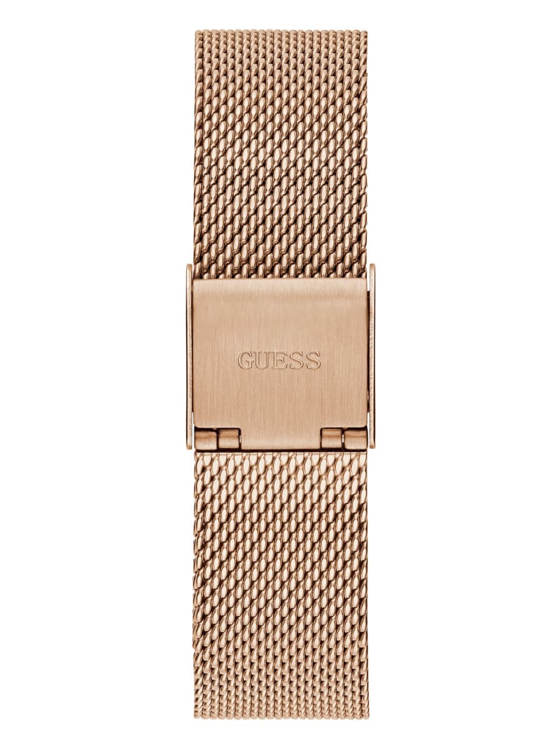 Guess Rose Gold-Tone Mesh Analog Watch - Rose Gold Guess Rose Gold-Tone Mesh Analog Watch - Rose Gold