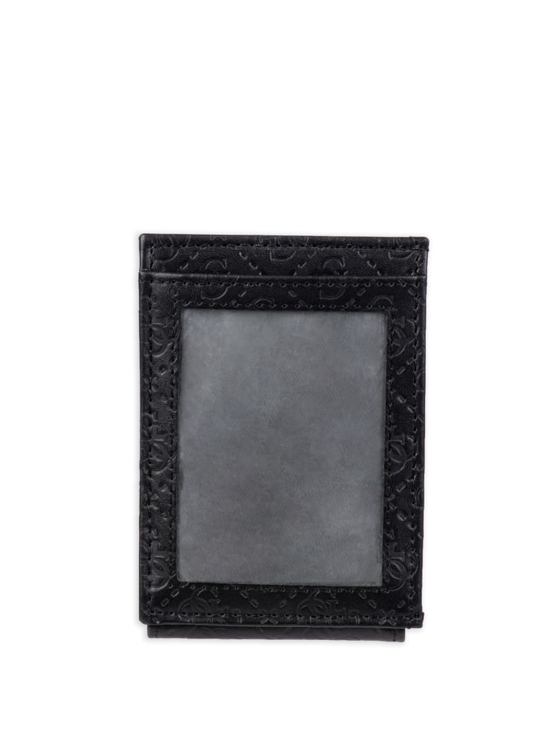 Guess Mesa Magnetic Fold Wallet - Blkgrey Guess Mesa Magnetic Fold Wallet - Blkgrey