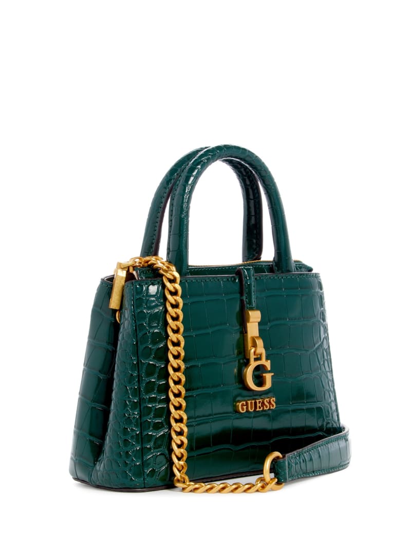 Guess G James Mini Satchel - Forest Green Guess G James Mini Satchel - Forest Green