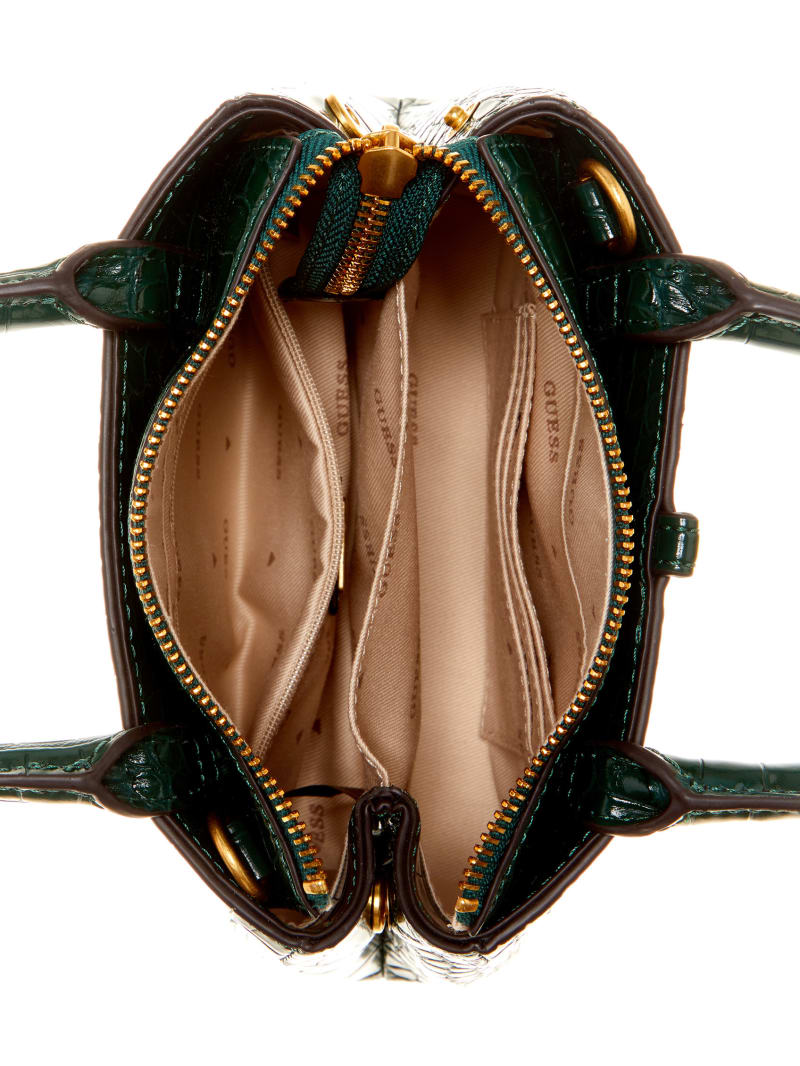 Guess G James Mini Satchel - Forest Green Guess G James Mini Satchel - Forest Green