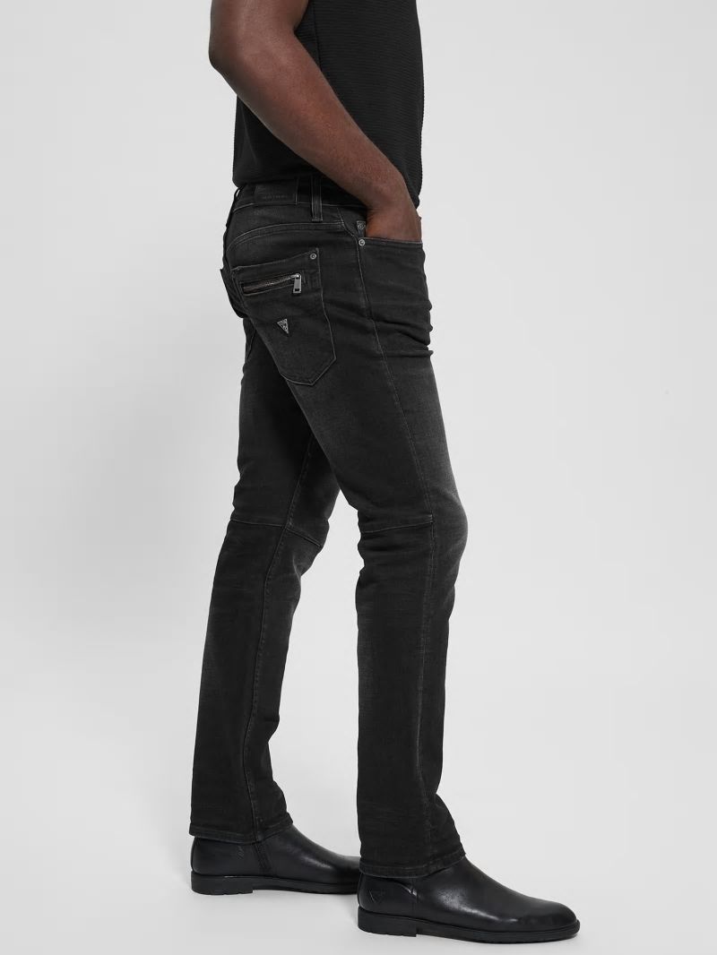 Guess Regular Straight Jeans - Glory Black Guess Regular Straight Jeans - Glory Black
