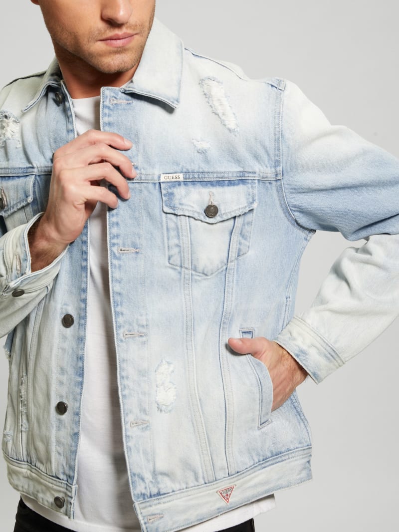 Guess Eco Dillon Jacket - Light Wash Guess Eco Dillon Jacket - Light Wash