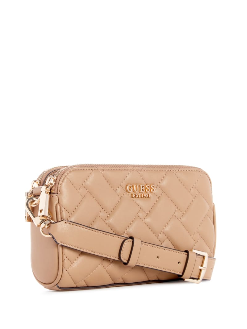 Guess Alanna Status Crossbody - Beige Overflow Guess Alanna Status Crossbody - Beige Overflow