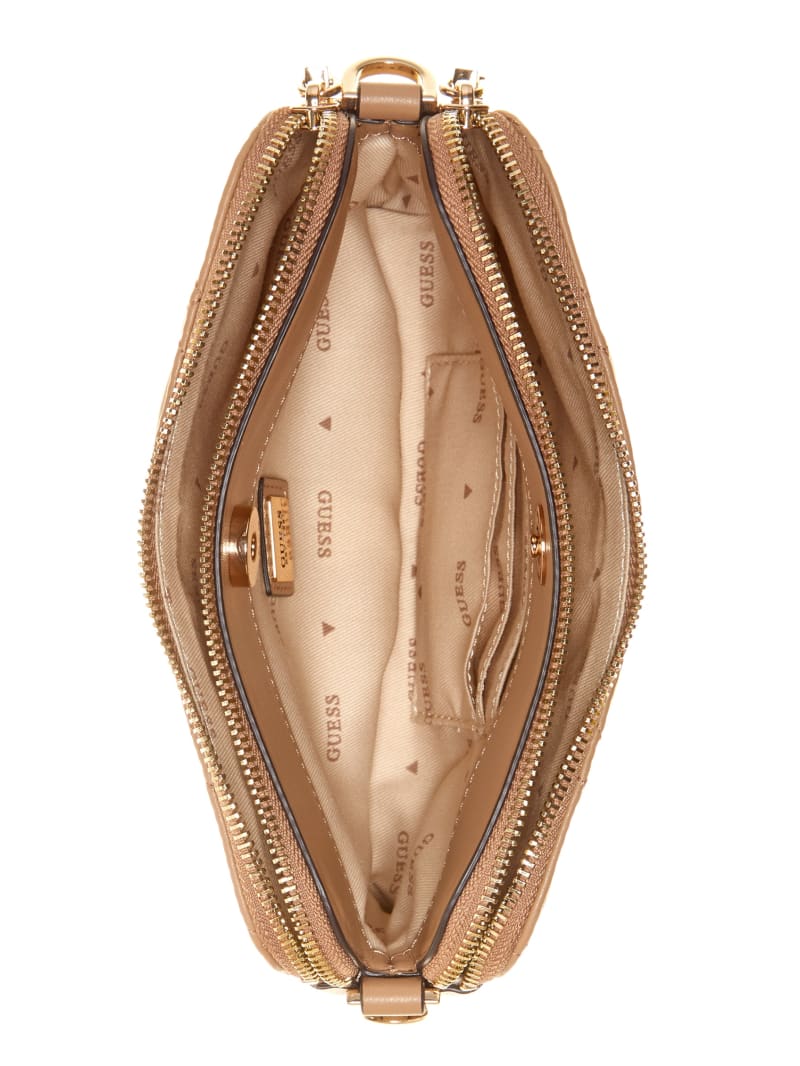 Guess Alanna Status Crossbody - Beige Overflow Guess Alanna Status Crossbody - Beige Overflow