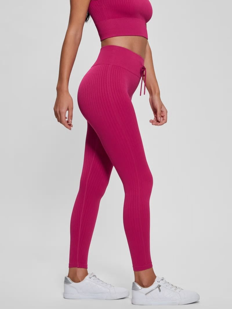 Guess Seamless Ribbed Leggings - Private Purple Guess Seamless Ribbed Leggings - Private Purple