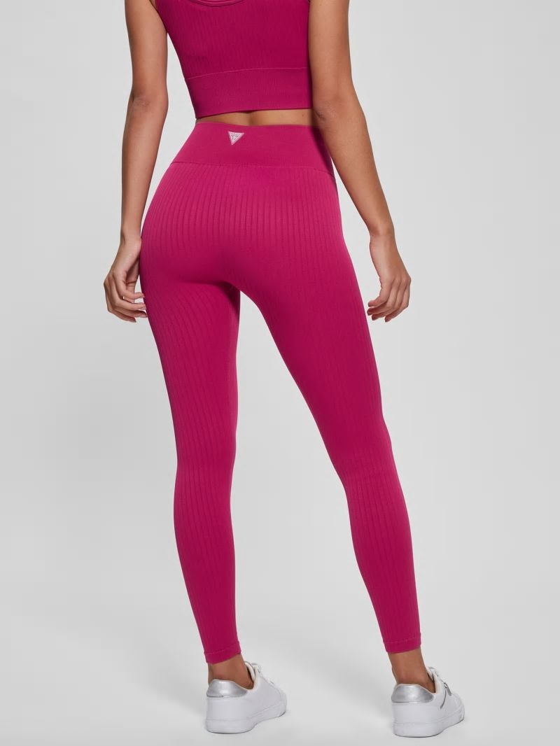 Guess Seamless Ribbed Leggings - Private Purple Guess Seamless Ribbed Leggings - Private Purple