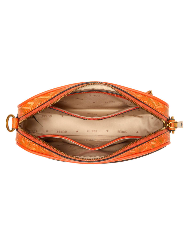 Guess Vikky Camera Bag - Orange Logo Guess Vikky Camera Bag - Orange Logo