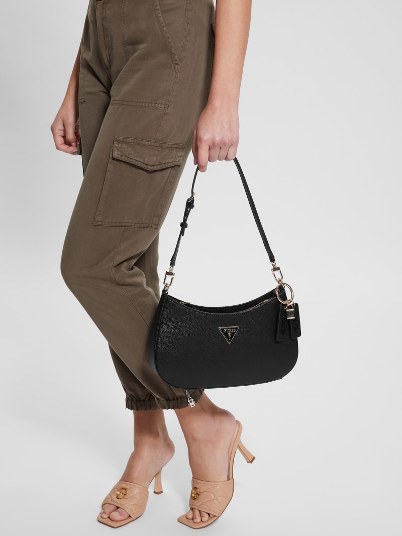 Guess Noelle Shoulder Bag - Black Guess Noelle Shoulder Bag - Black