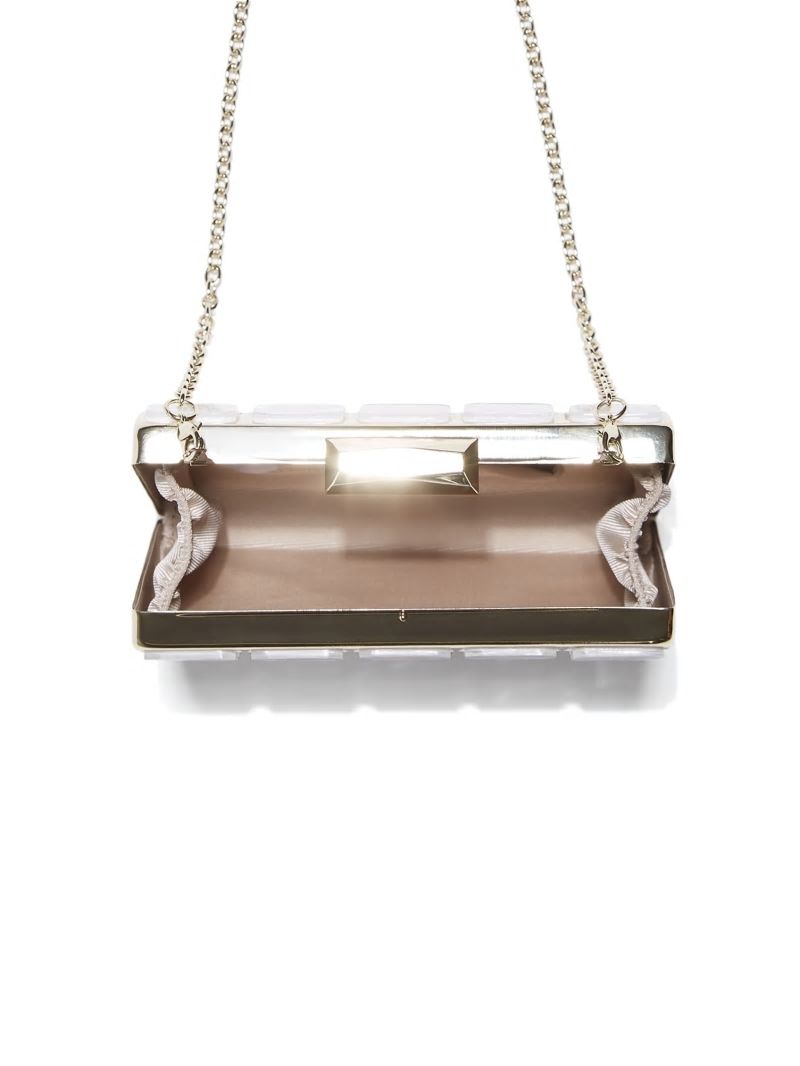 Guess La Pearla Clutch - Ivory Guess La Pearla Clutch - Ivory
