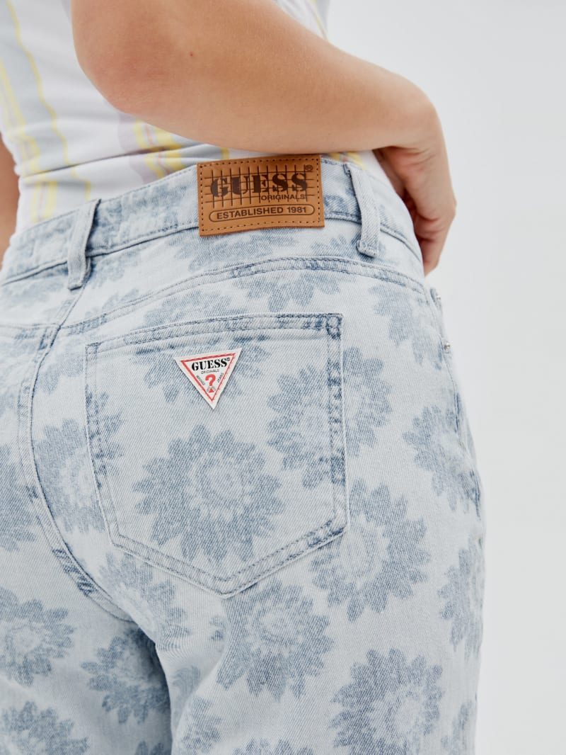 Guess GUESS Originals Daisy Wide-Leg Jeans - Floral Print Guess GUESS Originals Daisy Wide-Leg Jeans - Floral Print