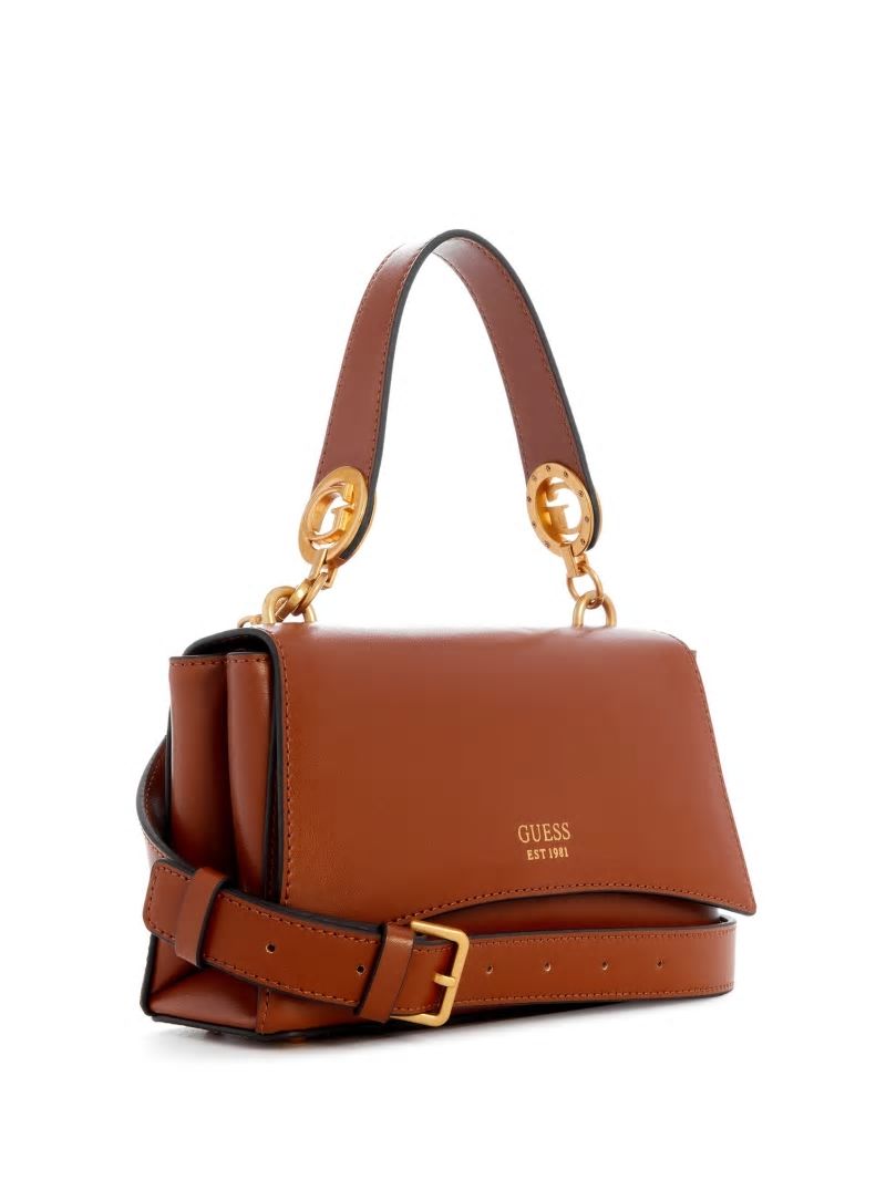 Guess Masie Top Handle Crossbody - Cognac Guess Masie Top Handle Crossbody - Cognac