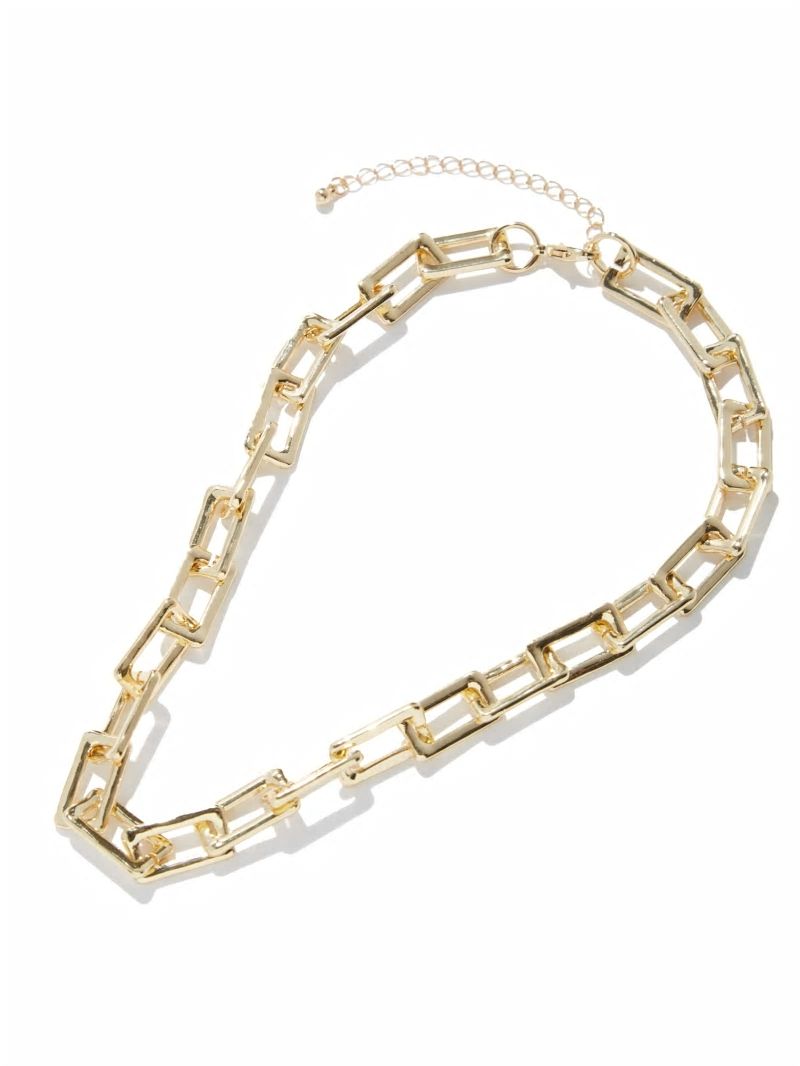 Guess Gold-Tone Chunky Chain Necklace - Gold Guess Gold-Tone Chunky Chain Necklace - Gold