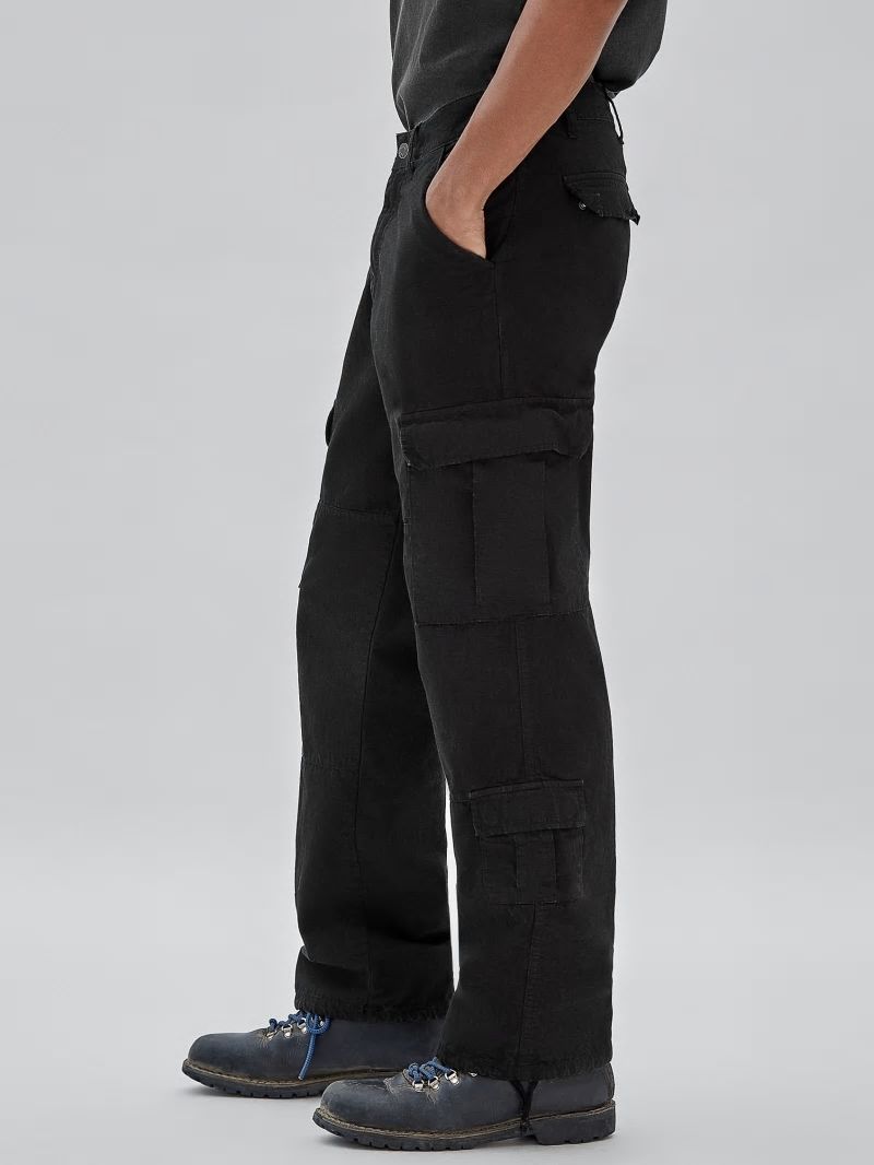 Guess GUESS Originals Ripstop Cargo Pants - Jet Black Multi Guess GUESS Originals Ripstop Cargo Pants - Jet Black Multi