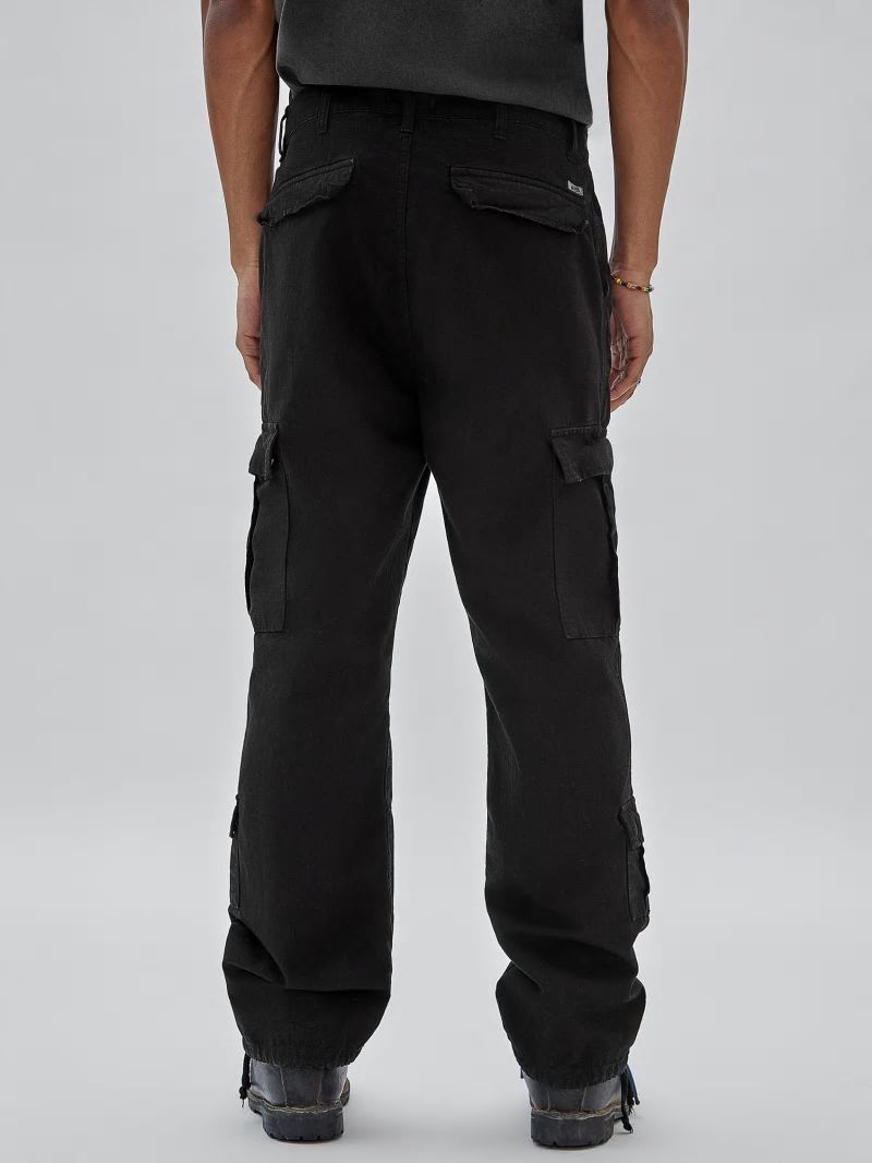 Guess GUESS Originals Ripstop Cargo Pants - Jet Black Multi Guess GUESS Originals Ripstop Cargo Pants - Jet Black Multi