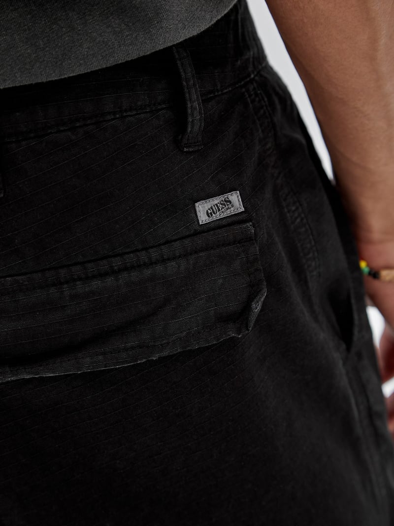 Guess GUESS Originals Ripstop Cargo Pants - Jet Black Multi Guess GUESS Originals Ripstop Cargo Pants - Jet Black Multi