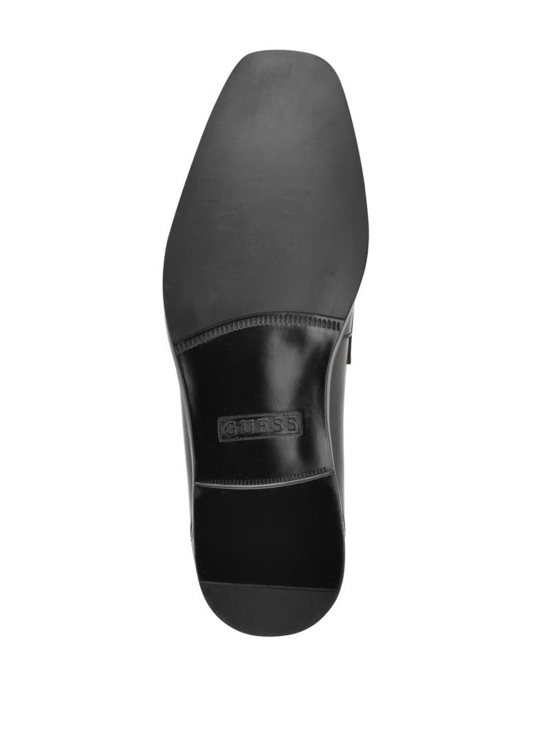 Guess Hemmer Triangle Logo Loafers - Dark Brown Guess Hemmer Triangle Logo Loafers - Dark Brown