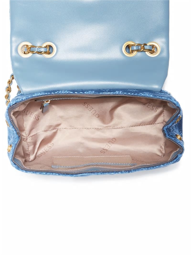 Guess Kimi Logo Convertible Crossbody - Jaded Guess Kimi Logo Convertible Crossbody - Jaded