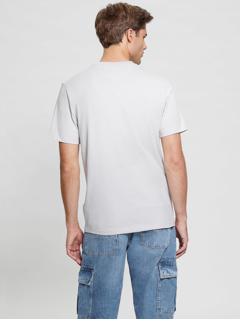 Guess Eco Gaston Logo Tee - Marble Grey Guess Eco Gaston Logo Tee - Marble Grey