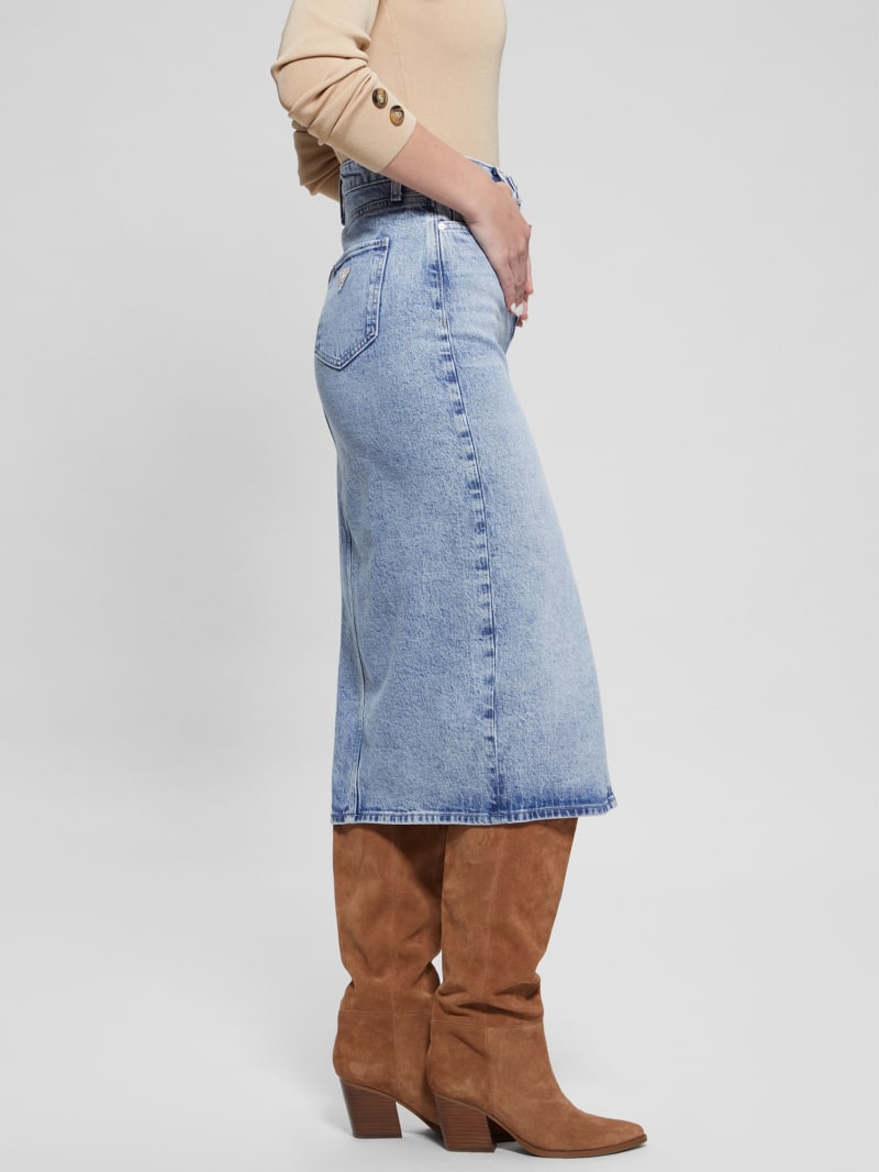 Guess Mila Denim Midi Skirt - Shallow Guess Mila Denim Midi Skirt - Shallow