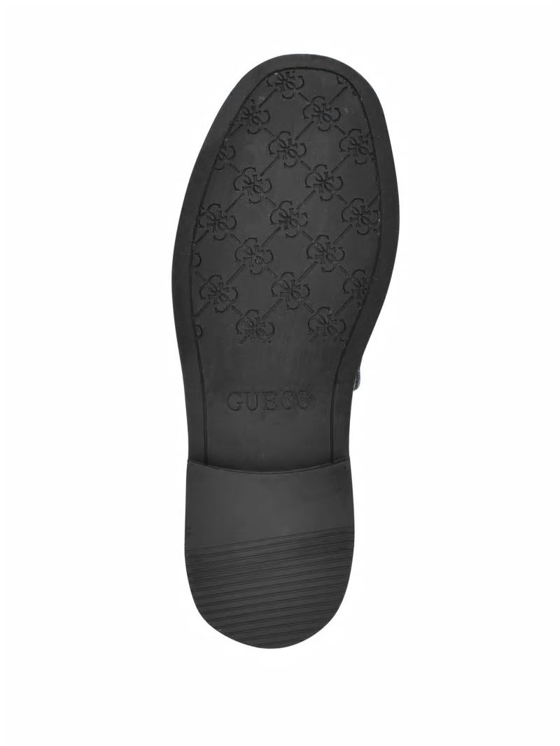 Guess Shatha Denim Peony Triangle Loafers - Denim Tie Dye Guess Shatha Denim Peony Triangle Loafers - Denim Tie Dye