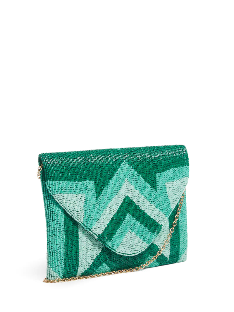 Guess Beaded Clutch - Turquoise Guess Beaded Clutch - Turquoise