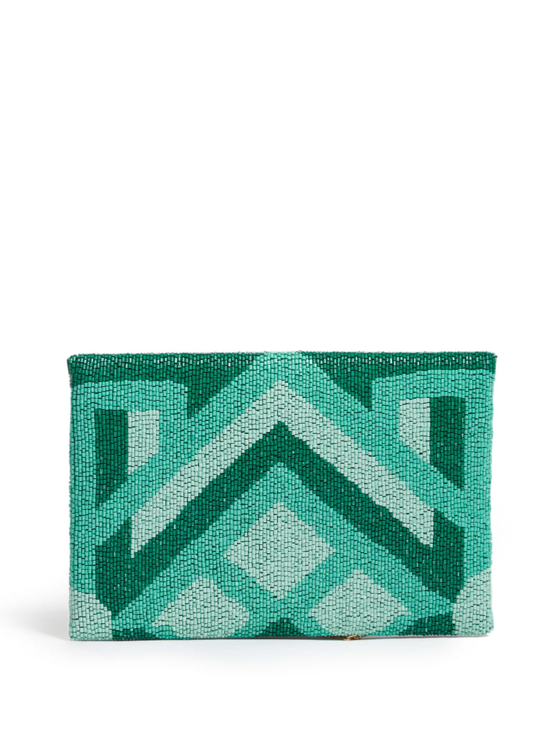 Guess Beaded Clutch - Turquoise Guess Beaded Clutch - Turquoise
