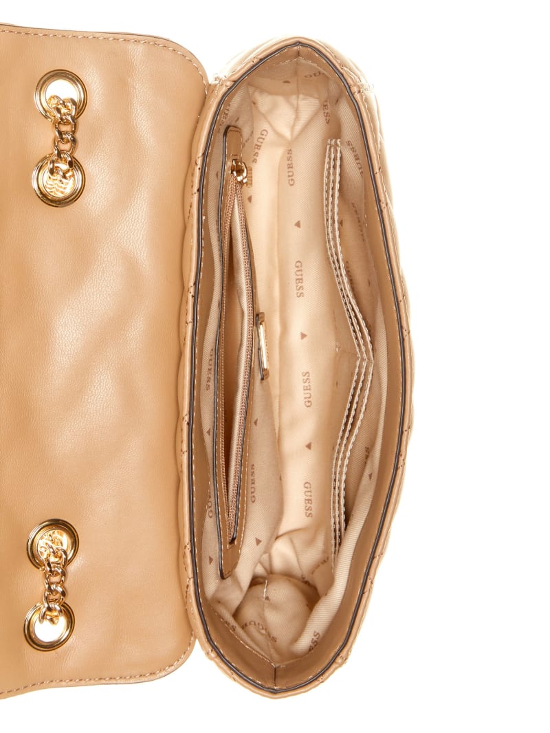 Guess Alanna Convertible Crossbody - Beige Overflow Guess Alanna Convertible Crossbody - Beige Overflow