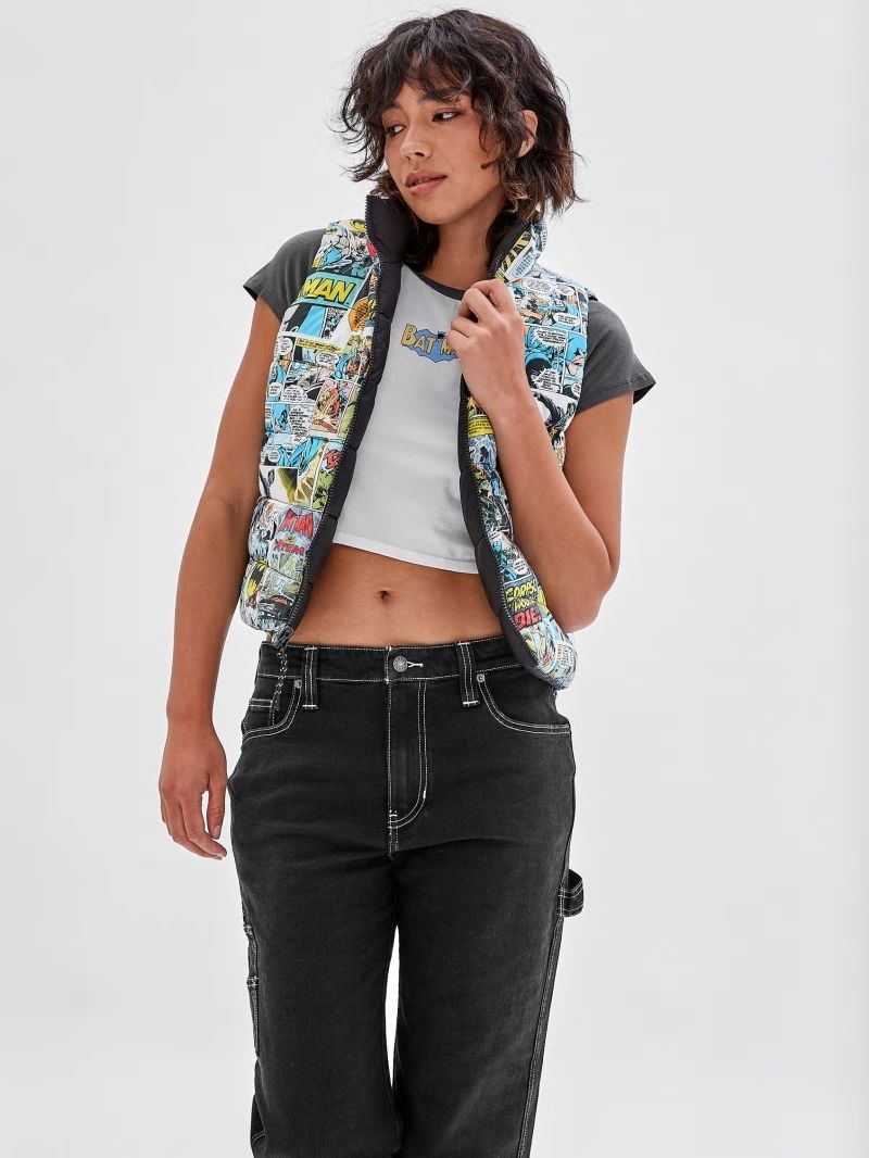 Guess GUESS Originals x Batman Reversible Vest - Black Guess GUESS Originals x Batman Reversible Vest - Black