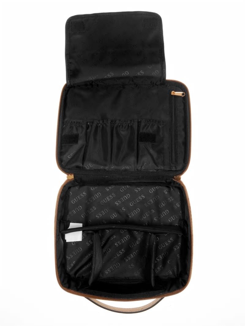 Guess Berta Cosmetic Organizer Case - Light Vintage Guess Berta Cosmetic Organizer Case - Light Vintage