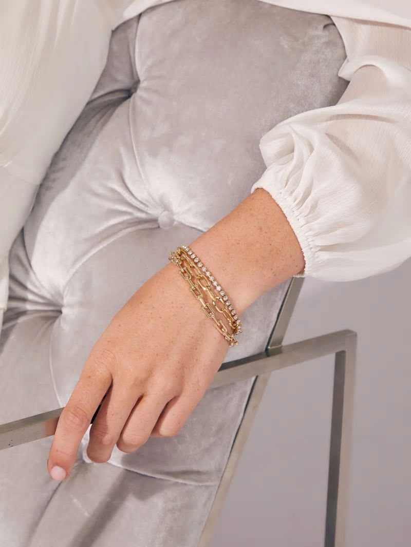 Guess 14K Gold-Plated Chain Bracelet Set - Gold Guess 14K Gold-Plated Chain Bracelet Set - Gold