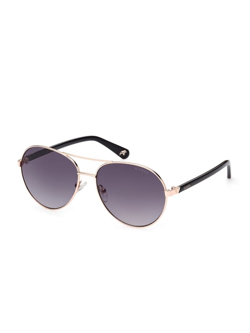 Guess Gold-Tone Aviator Sunglasses - White/Gold Guess Gold-Tone Aviator Sunglasses - White/Gold