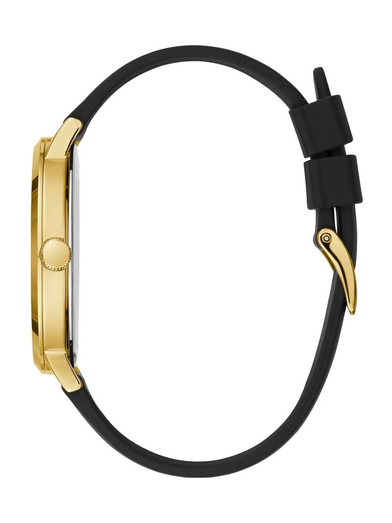 Guess Black and Gold-Tone Analog Watch - Black Guess Black and Gold-Tone Analog Watch - Black