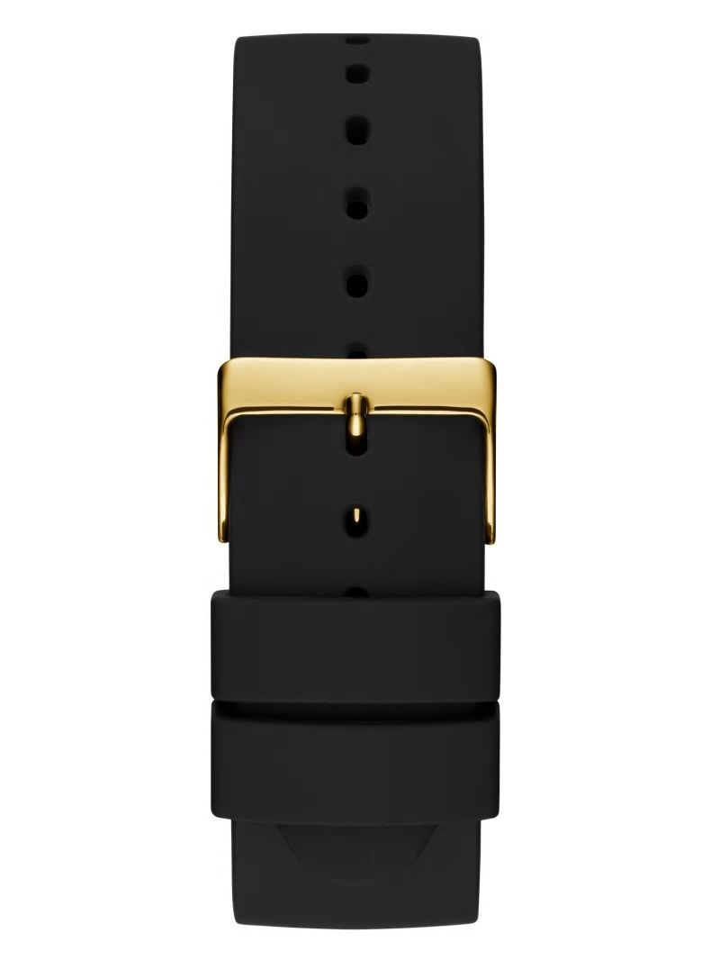 Guess Black and Gold-Tone Analog Watch - Black Guess Black and Gold-Tone Analog Watch - Black