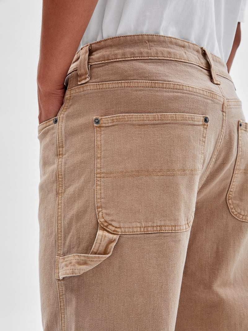 Guess GUESS Originals Kit Carpenter Jeans - Go Vintage Tan Wash Guess GUESS Originals Kit Carpenter Jeans - Go Vintage Tan Wash